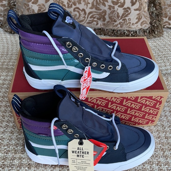 Vans Sk8-Hi Mte 2.0 Dx Dress Blues/Jasper Men’s - Picture 3 of 16